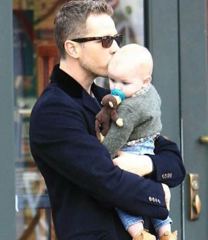 Hugo Wilson Dallas with his father Josh Dallas